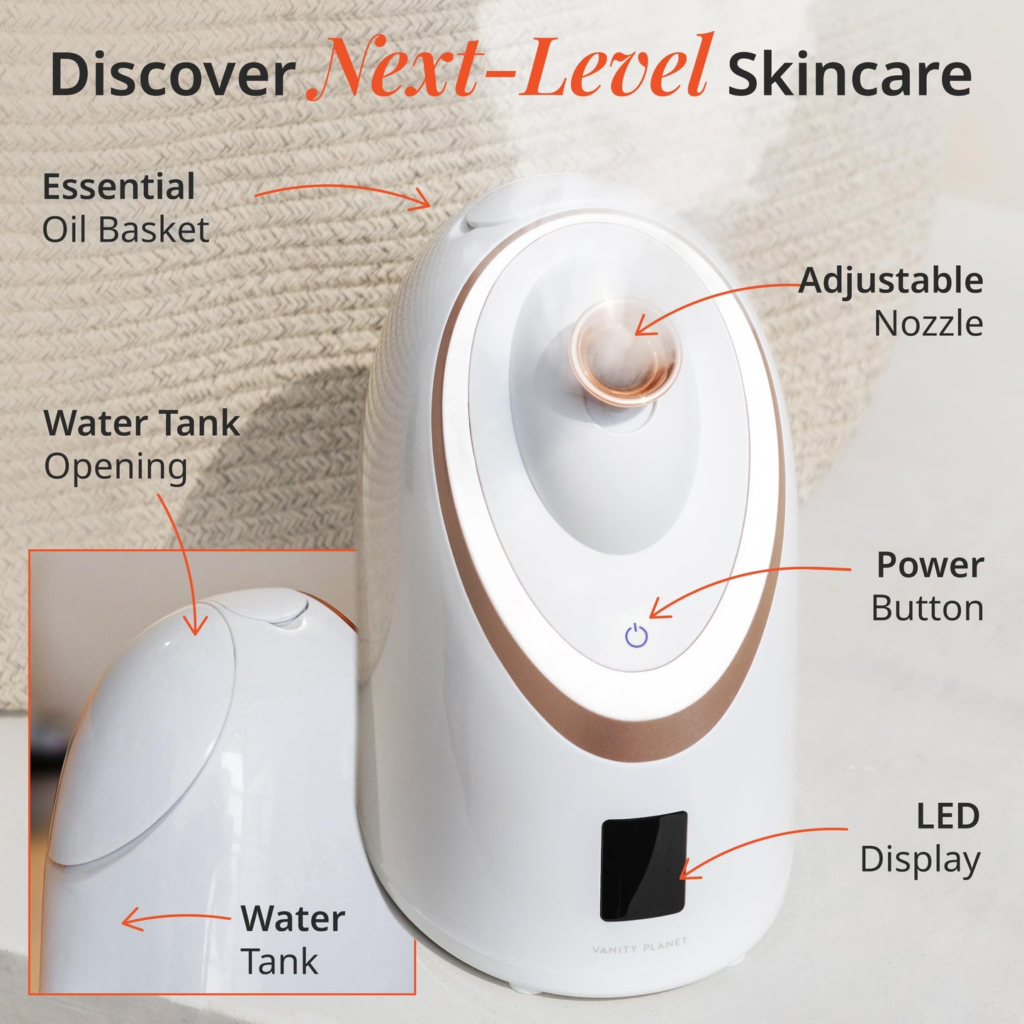 Vanity Planet Senia Hot & Cold Facial Steamer
